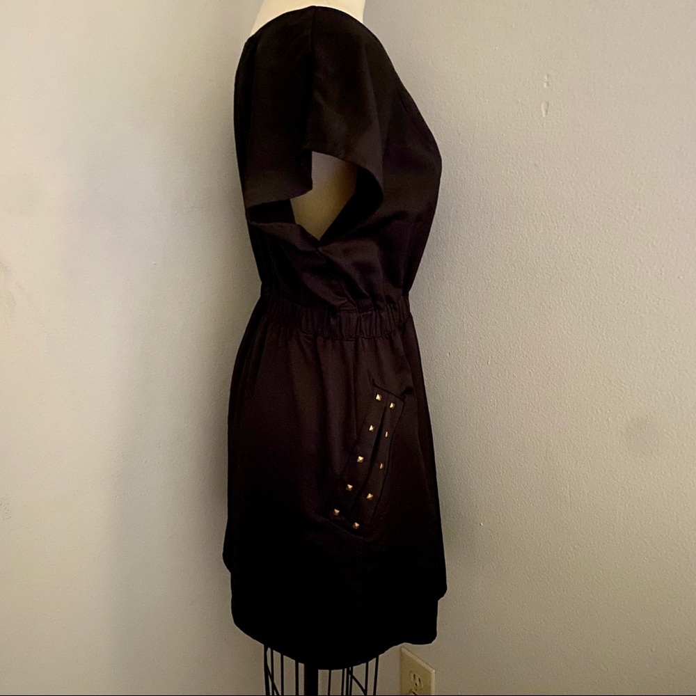 MinkPink Nordstrom women’s black studded dress L - Picture 3 of 5